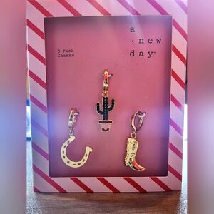A New Day Charm Set - Western Theme.  **BRAND NEW IN BOX**
